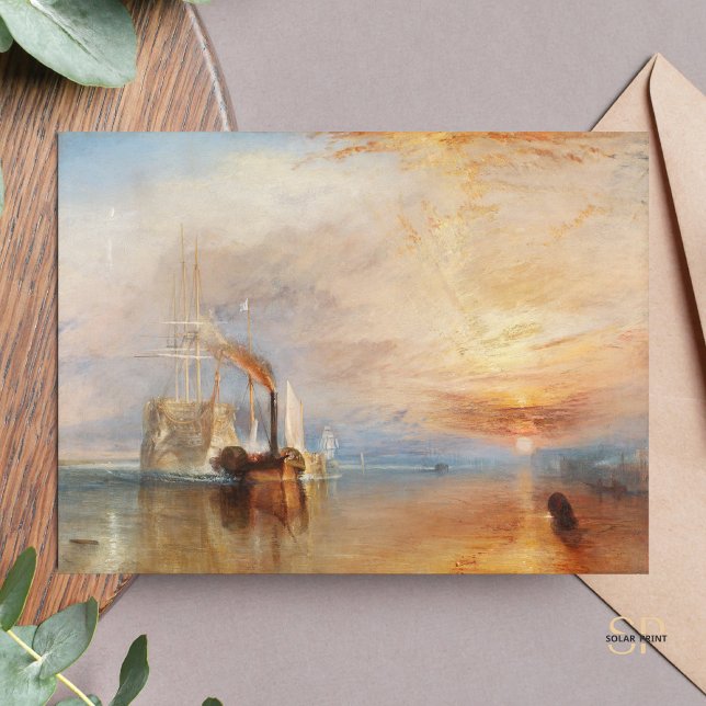 William Turner The Fighting Temeraire Painting Art Vykort (Skapare uppladdad)