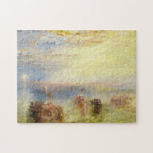 William Turner - Tillvägagångssätt vid Venedig Pussel (Horisontell)