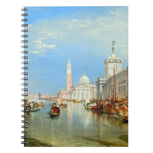 William Turner - Venedig, Dogana & San Giorgio Anteckningsbok (Framsidan)