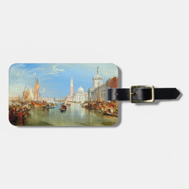 William Turner - Venedig, Dogana & San Giorgio Bagagebricka (Horisontell Framsida)