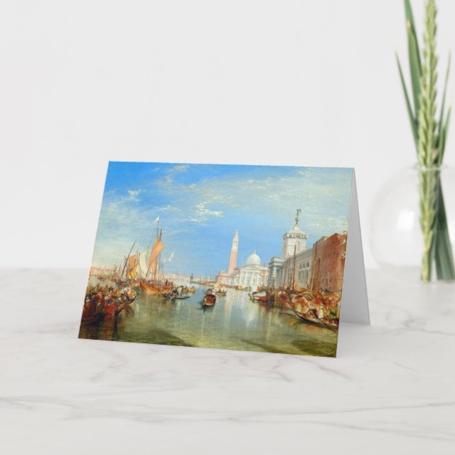 William Turner - Venedig, Dogana & San Giorgio Kort (Framsida)