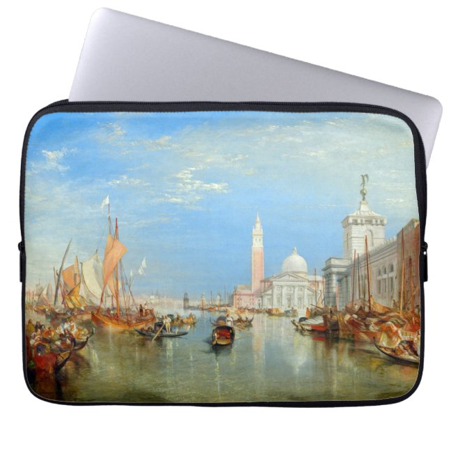 William Turner - Venedig, Dogana & San Giorgio Laptop Fodral (Framsidan)