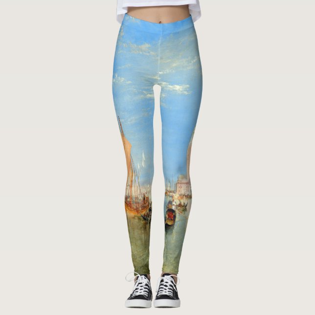 William Turner - Venedig, Dogana & San Giorgio Leggings (Framsida)