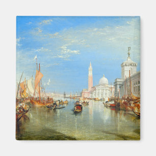William Turner - Venedig, Dogana & San Giorgio Magnet