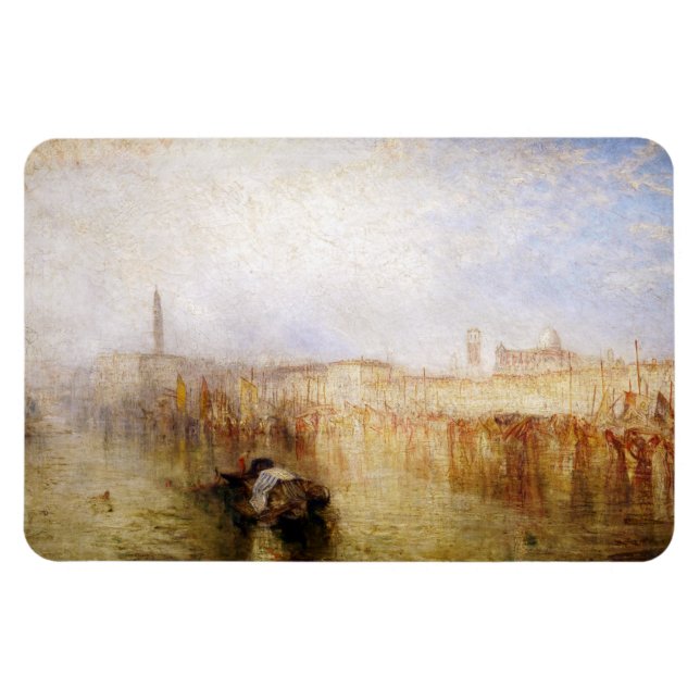 William Turner - Venedig kaj, Dogepalatset Magnet (Horisontell)