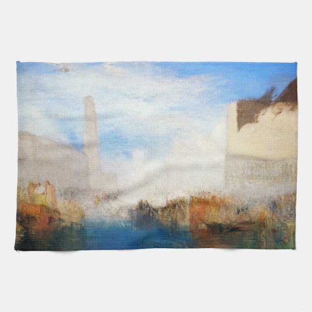 William Turner - Venedig, Piazzetta Kökshandduk (Horisontell)