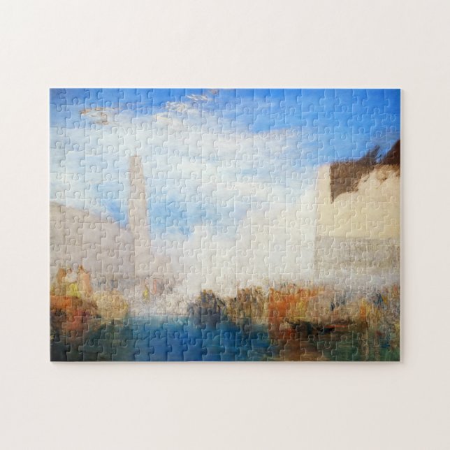William Turner - Venedig, Piazzetta Pussel (Horisontell)