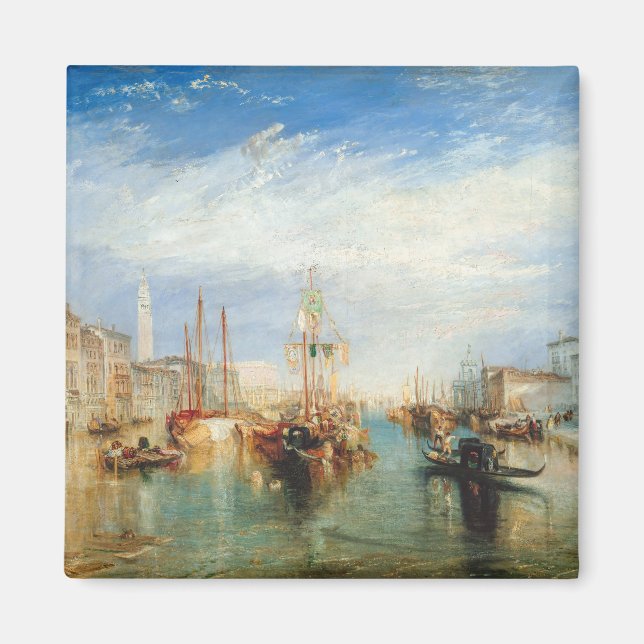 William Turner - Venice Porch Madonna della Salute Magnet (Framsidan)
