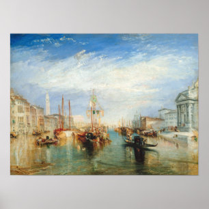 William Turner - Venice Porch Madonna della Salute Poster