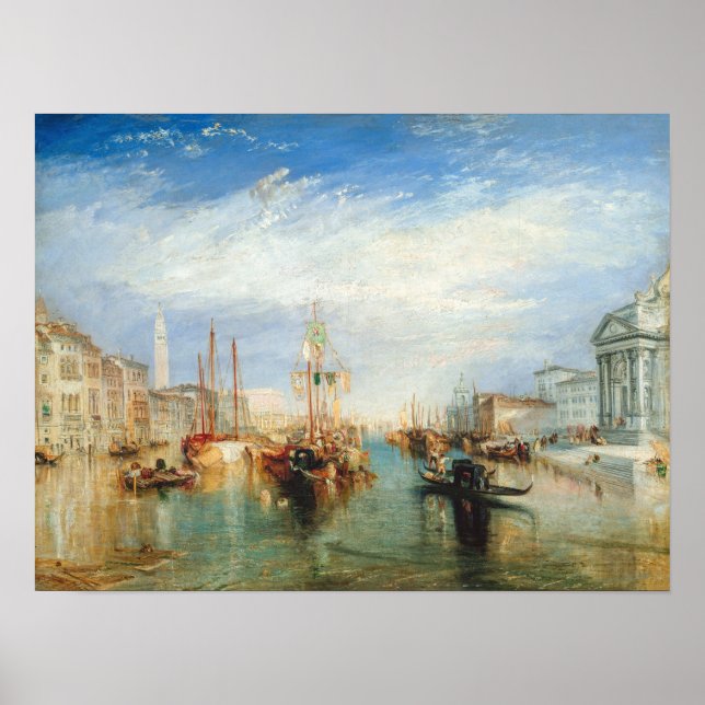 William Turner - Venice Porch Madonna della Salute Poster (Framsidan)