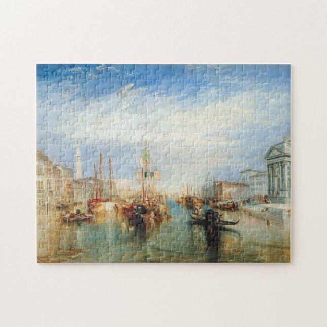 William Turner - Venice Porch Madonna della Salute Pussel (Horisontell)