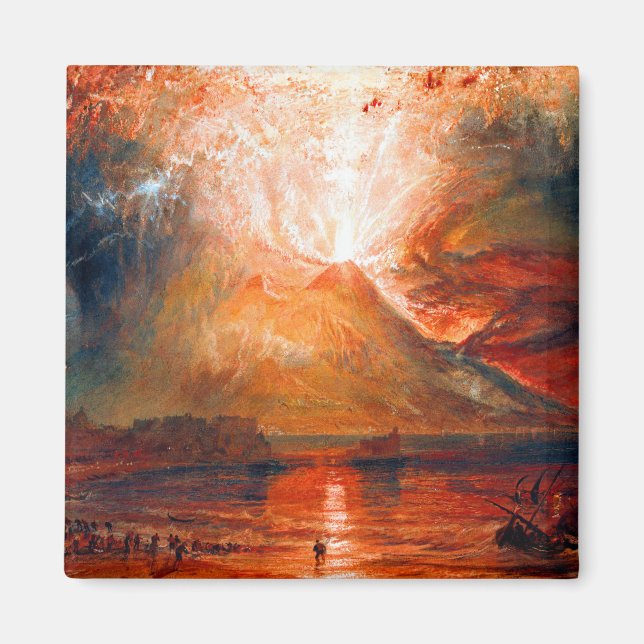 William Turner Vesuvius Eruption Magnet (Framsidan)
