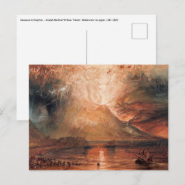 William Turner - Vesuvius in Eruption Vykort