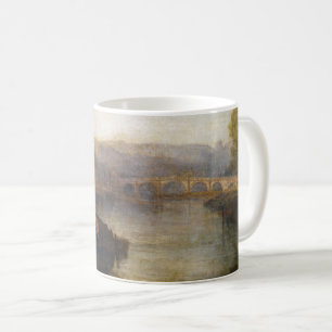 William Turner - View of Richmond Backe and Bridge Kaffemugg
