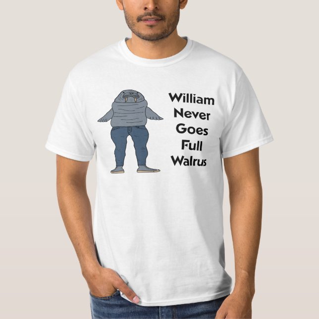 William valrossen t shirt (Framsida)