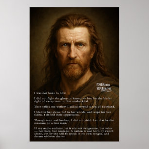 William Wallace - A True Son of Scotland Poster