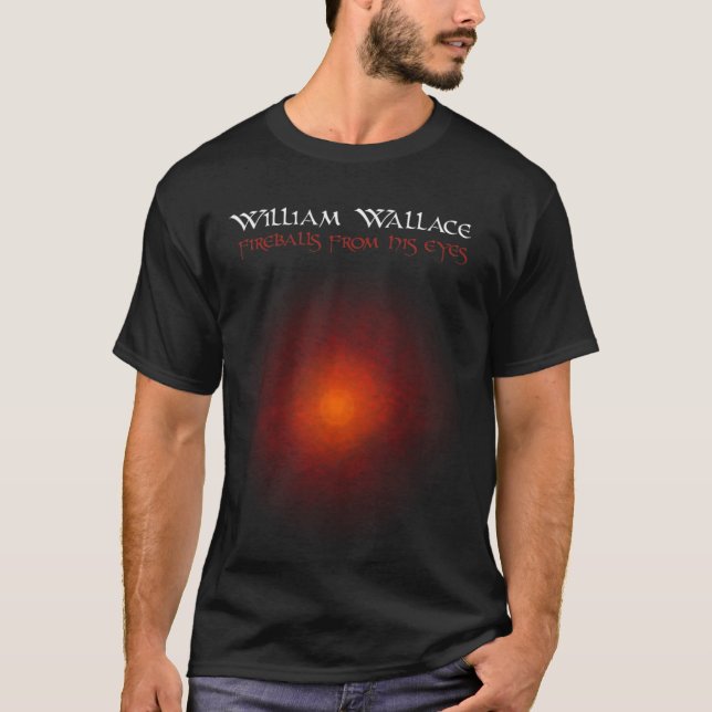 William Wallace Firebollar och Lightning Tee Shirt (Framsida)