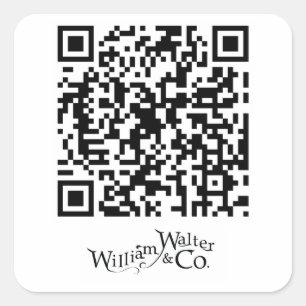 William Walter och Co QR kodifierar klistermärken