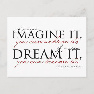 William Ward Imagine Citat Vykort
