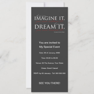 William Ward Imagine Quote Inbjudningar