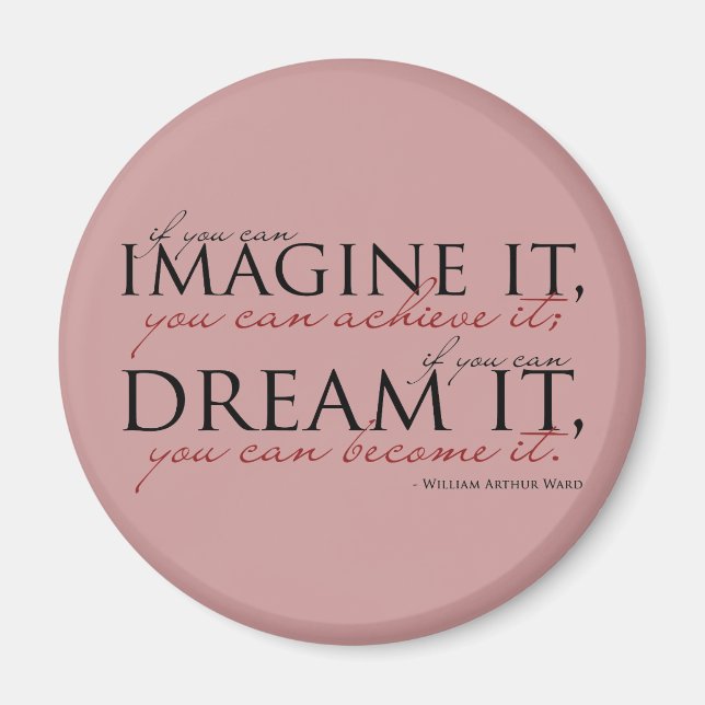 William Ward Imagine Quote Magnet (Framsidan)