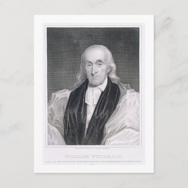 William White (1748-1836) åldras 85, ingraverad av Vykort (Framsida)