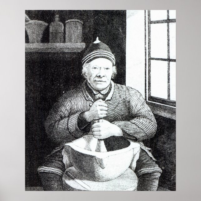 William Wilson, vanligen kallad Mortar Willie Poster (Framsidan)