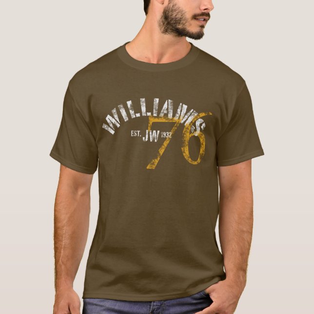 Williams 76 - Mörk Tee (Framsida)