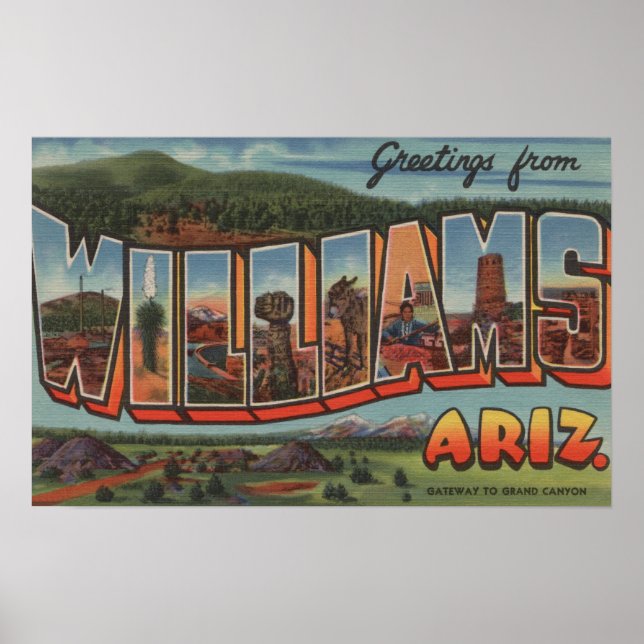 Williams, Arizona - Stora Brev Scenes Poster (Framsidan)