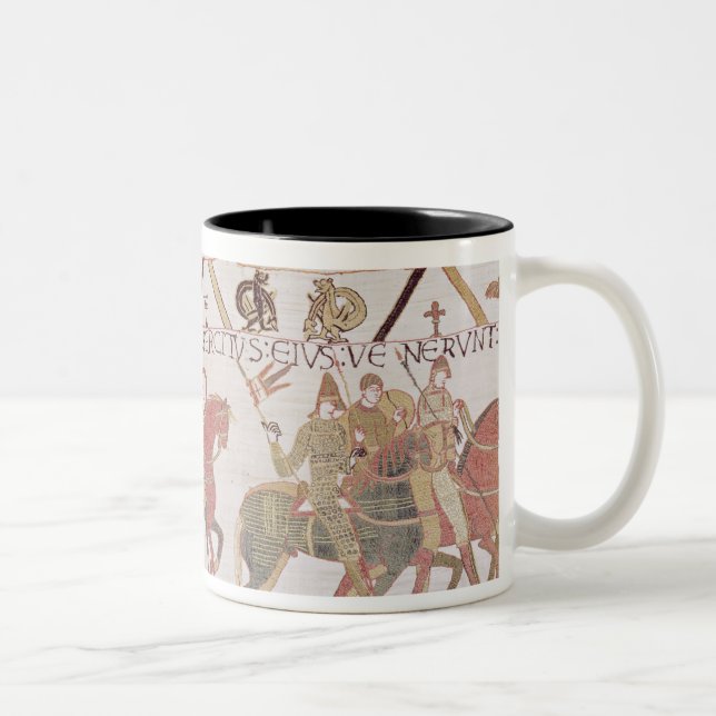 Williams armé som går till Mont Sanktt-Michel Två-Tonad Mugg (Höger)