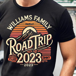 Williams Familjens Road Trip 2023 T Shirt