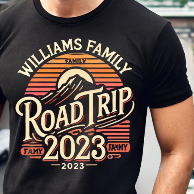 Williams Familjens Road Trip 2023 T Shirt (Skapare uppladdad)