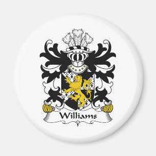 Williams familjvapensköld magnet