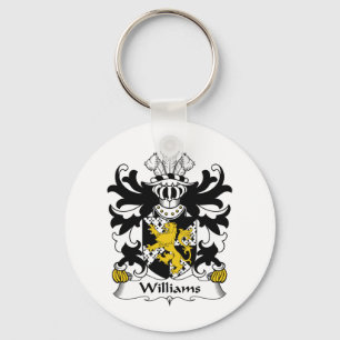 Williams familjvapensköld nyckelring