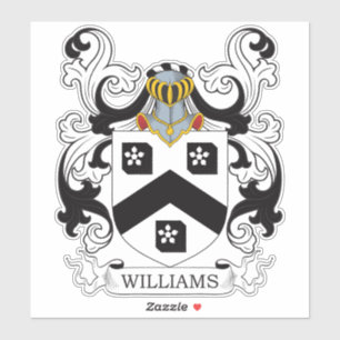 Williams Family Crest Klistermärken