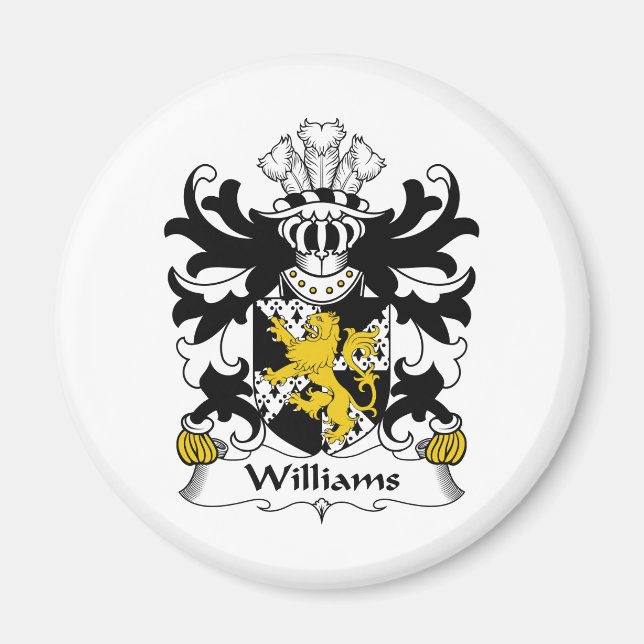 Williams Family Crest Magnet (Framsidan)