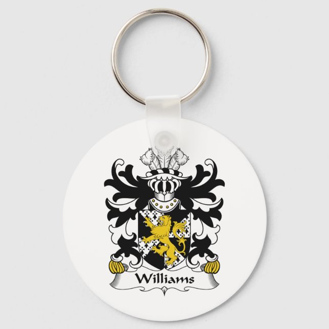 Williams Family Crest Nyckelring (Framsida)