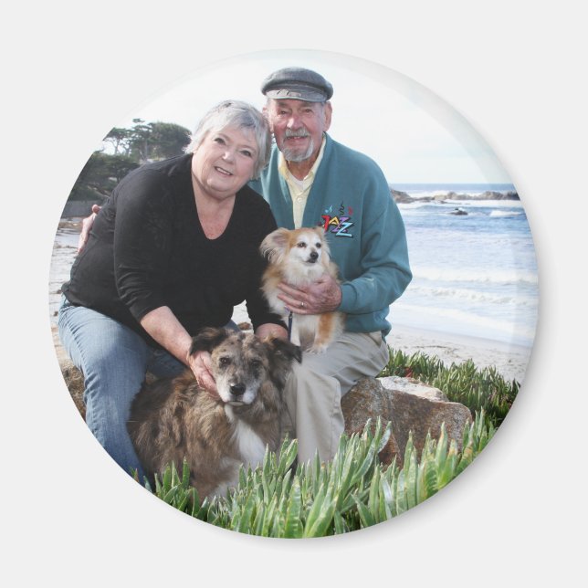 Williams Foxy och Corky Photo 3 Magnet (Framsidan)