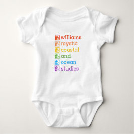 Williams-Mystic Pride Baby One-Biet Outfit T Shirt
