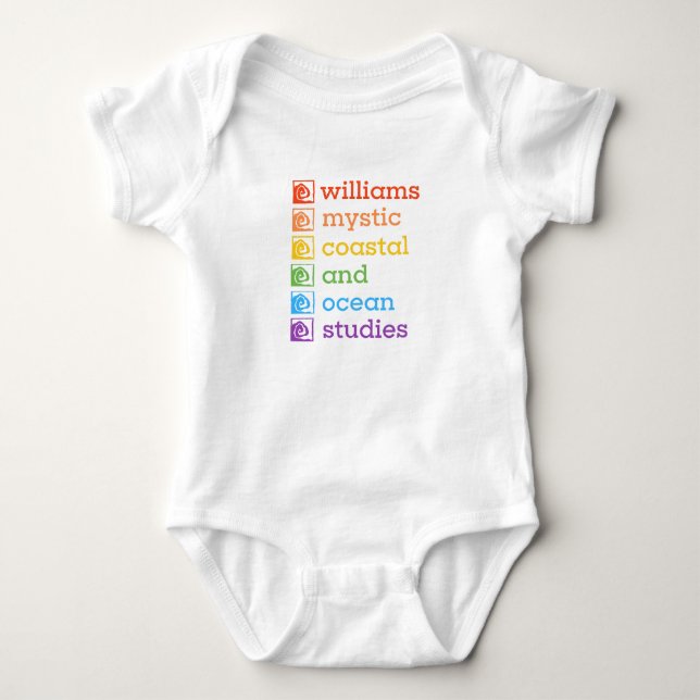 Williams-Mystic Pride Baby One-Biet Outfit T Shirt (Framsida)
