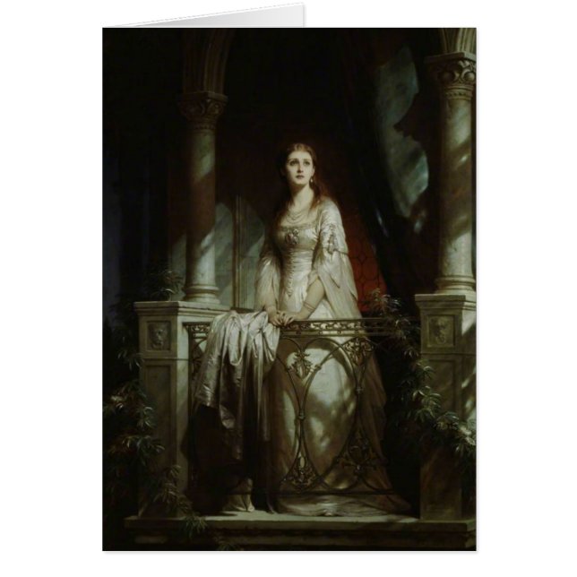 Williams Shakespeare Juliet Hälsningskort (Framsidan)