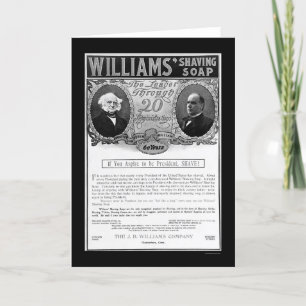 Williams Shaving Soap Ad 1901 Kort