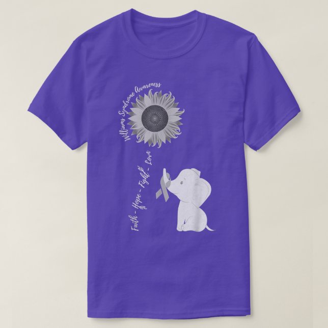 Williams Syndrome Awareness Brain Disease Related T Shirt (Design framsida)