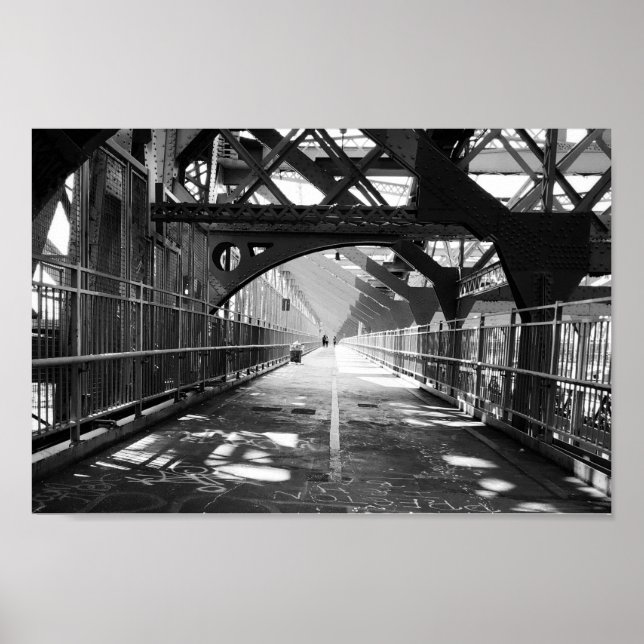 Williamsburg Bridge, New York Poster (Framsidan)