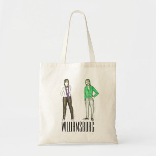 Williamsburg, Brooklyn New York NYC Hipster Tote Tygkasse