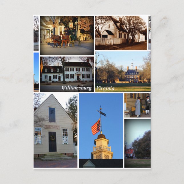 Williamsburg Collage Vykort (Framsida)