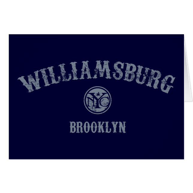 Williamsburg Hälsningskort (Framsidan Horizontal)