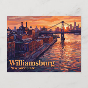 Williamsburg New York State Vykort