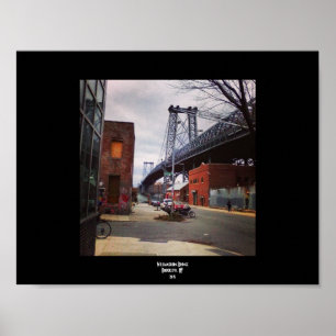 Williamsburg överbryggar Brooklyn, NY Poster