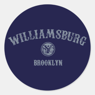 Williamsburg Runt Klistermärke